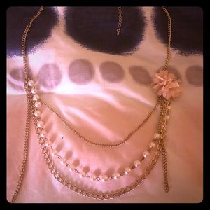 Necklace with chains